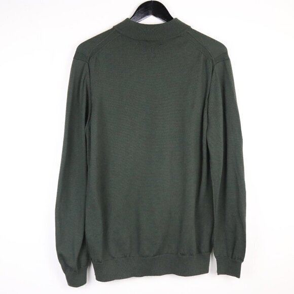 G-star Premium Core Mock Knit Dark Green Sweater Size XL - Picture 4 of 7